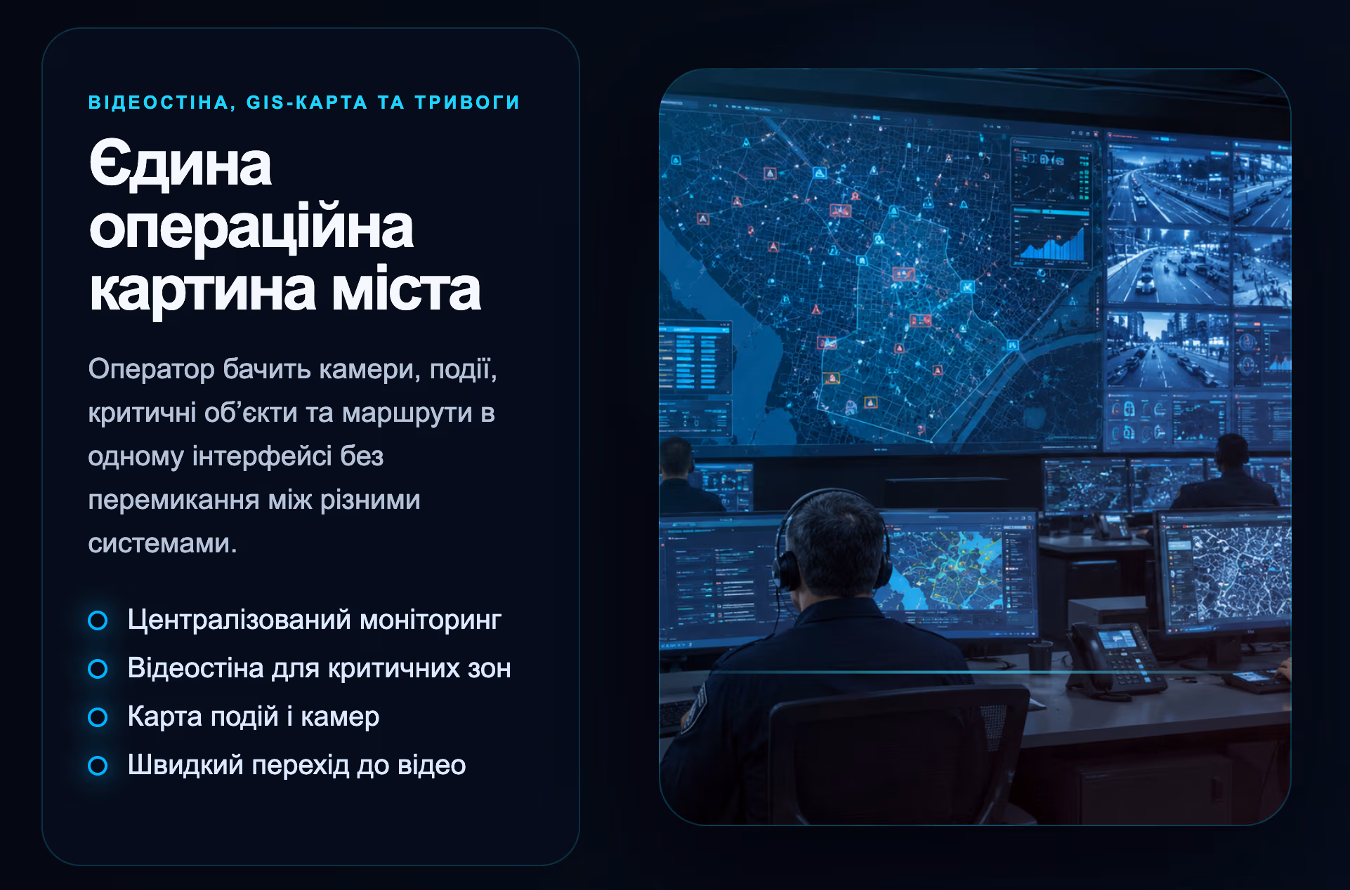 Операційний інтерфейс GIS